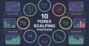 top 10 forex scalping strategies infographic