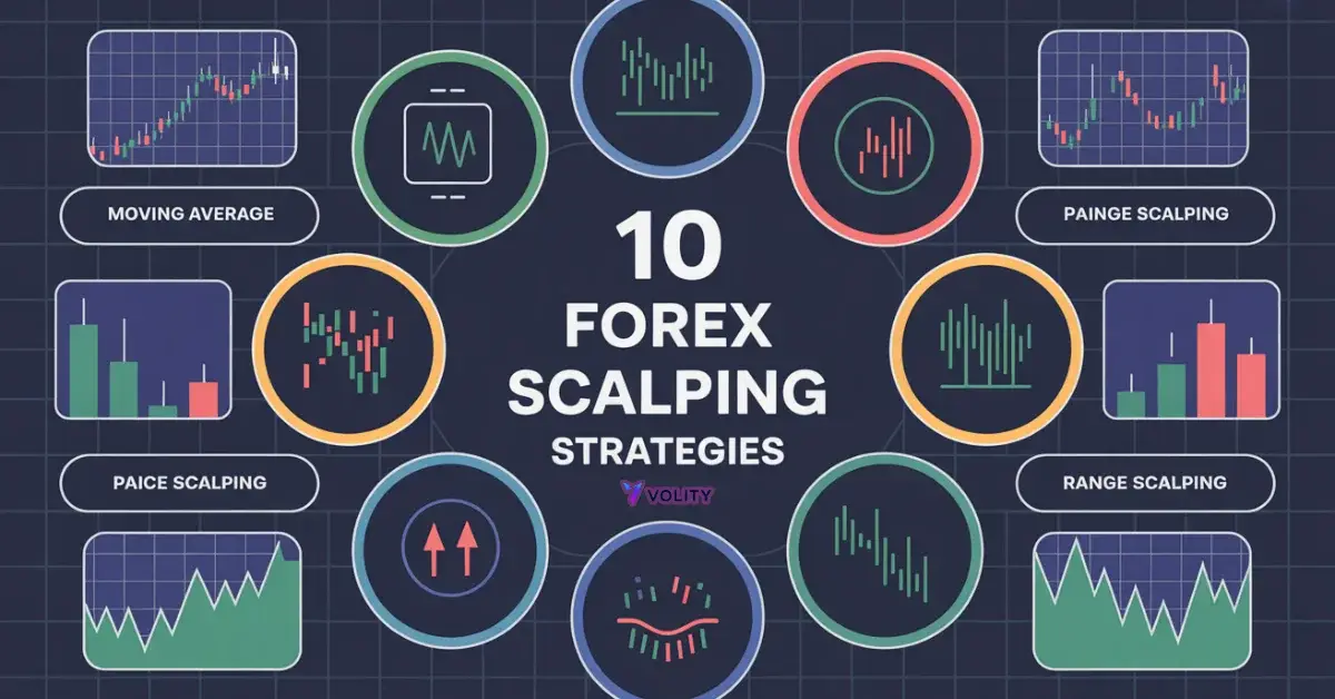 top 10 forex scalping strategies infographic