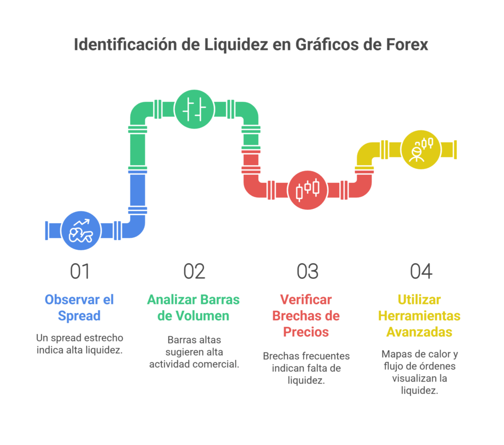 Cómo detectar la liquidez en un gráfico de Forex