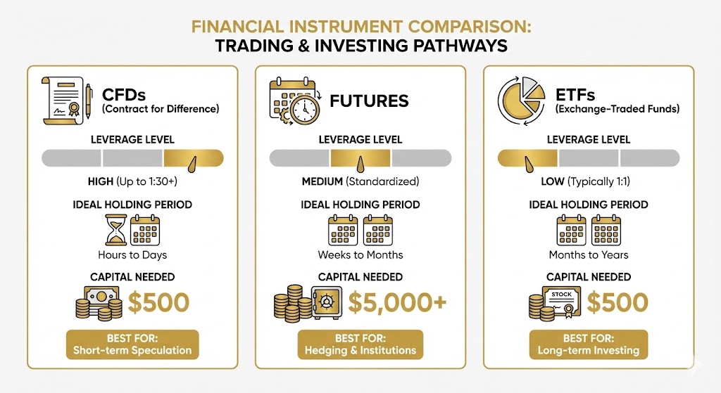 financial instruments comparison