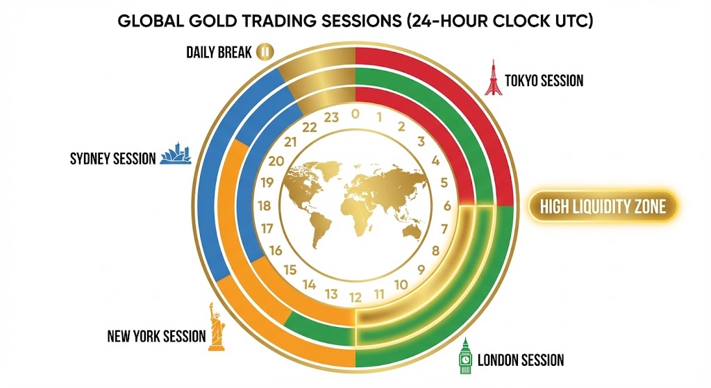 gold trading hours
