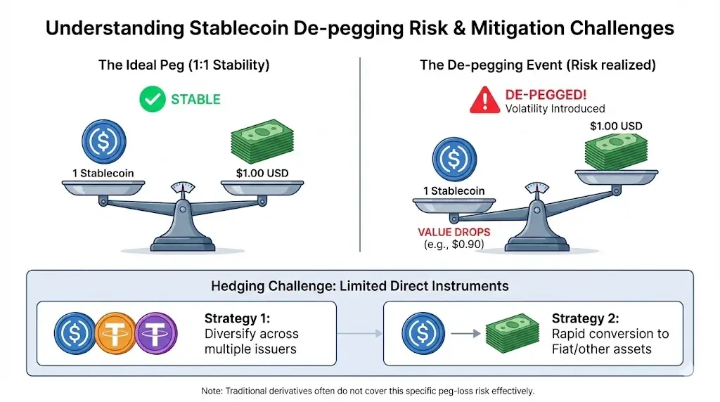 stablecoin de-pegging risks and challenges