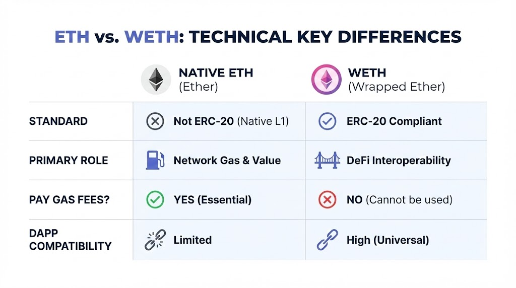 WETH vs. ETH