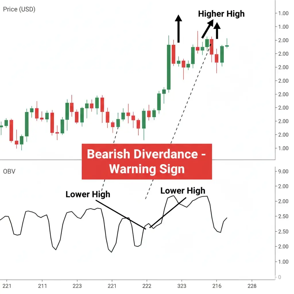 Bearish Divergence - Warning Sign