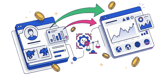 Personne avec un porte-documents, zoom sur les détails financiers.