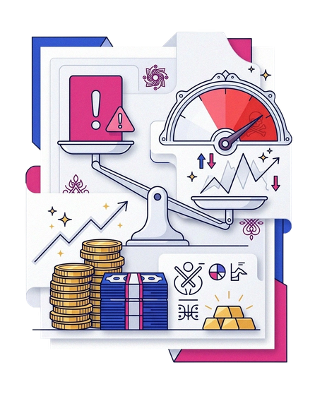 graphique de la ligne de croissance.