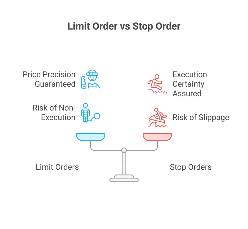 Limit Orders vs. Stop Orders