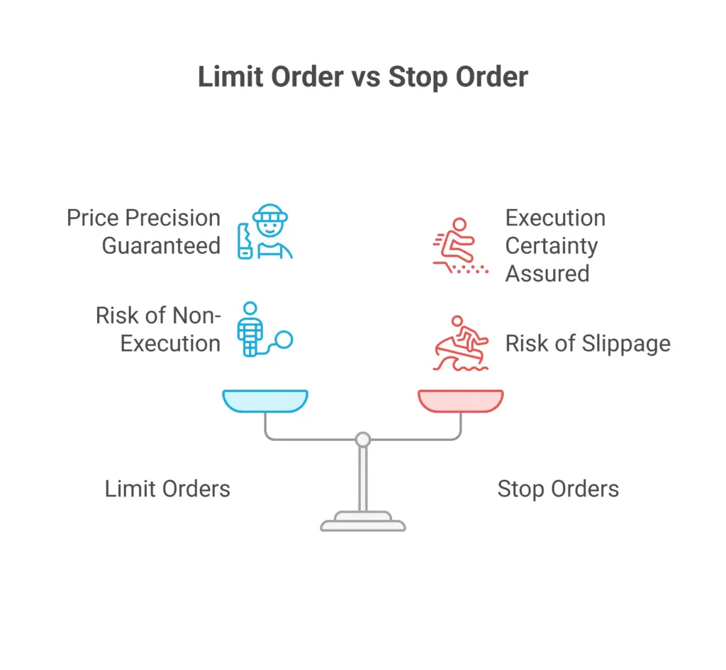 Limit Orders vs. Stop Orders