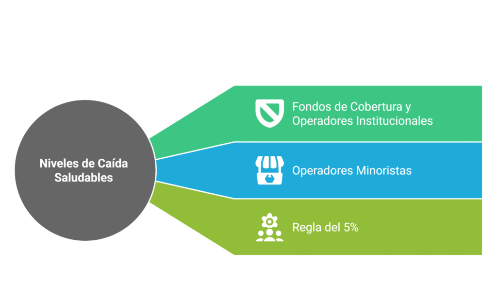 Qué es un nivel de caída saludable