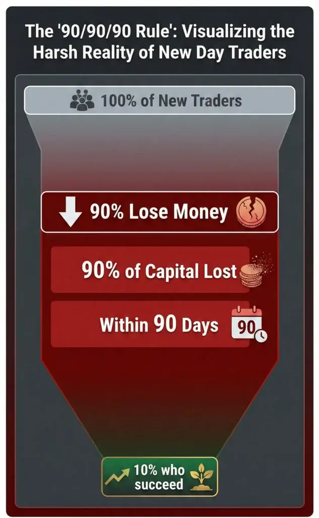 90 90 90  rule for day traders