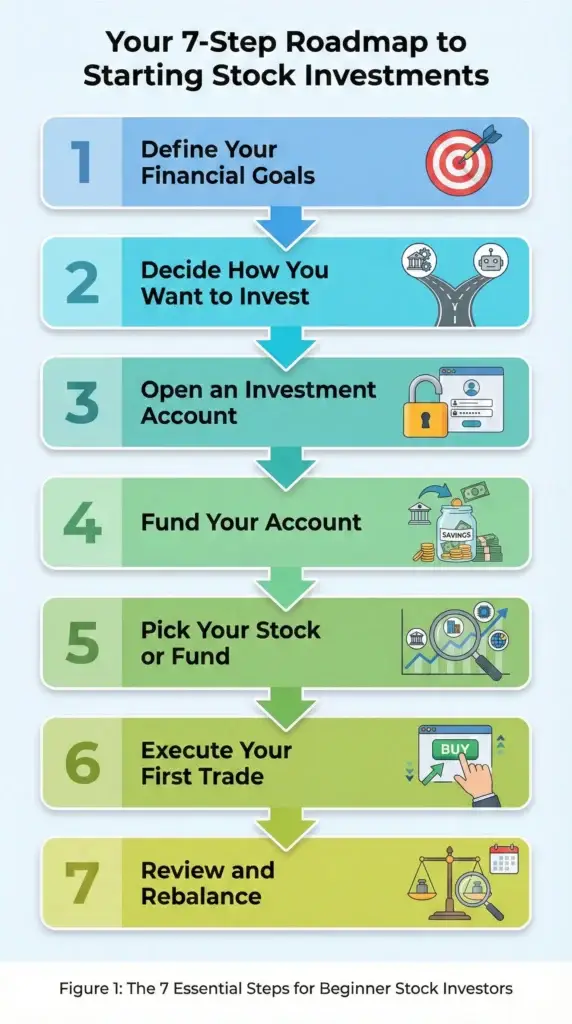 steps to start investing in stokcs