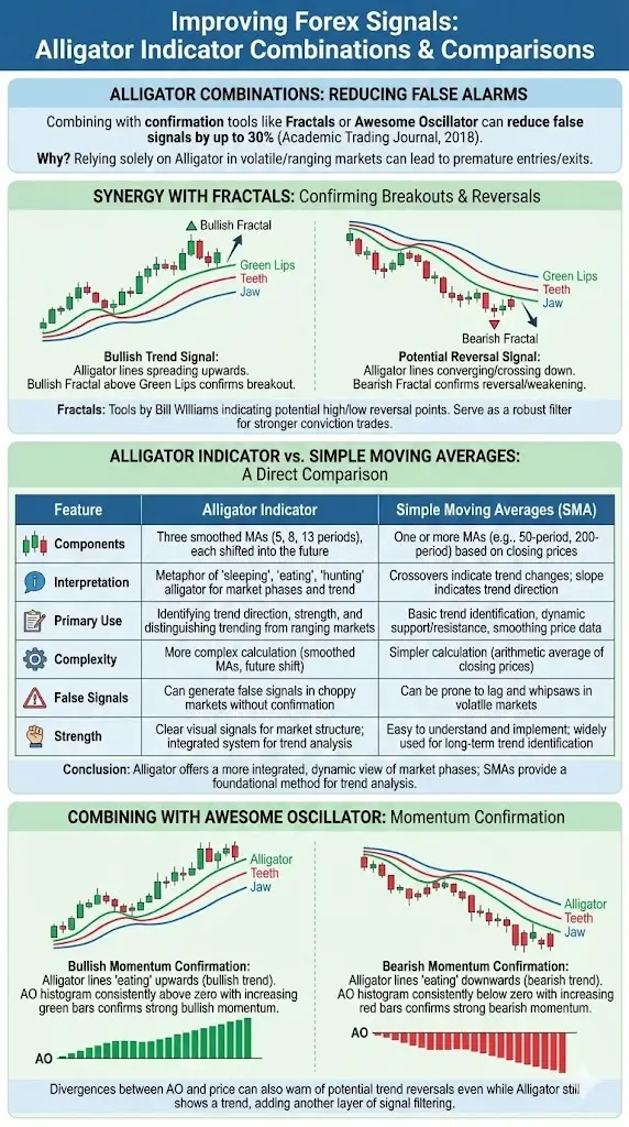 Mchanganyiko wa Alligator Indicator