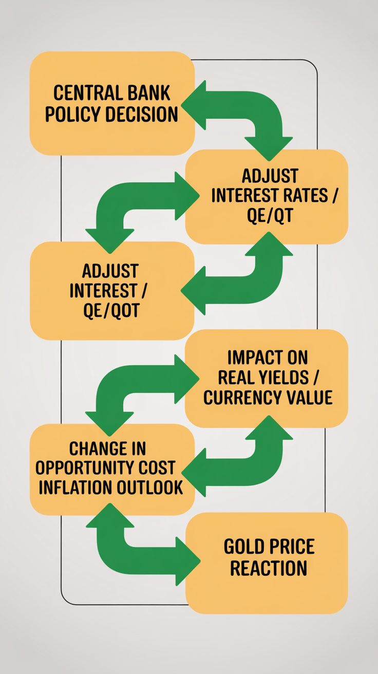 Monetary Policy to Gold Prices