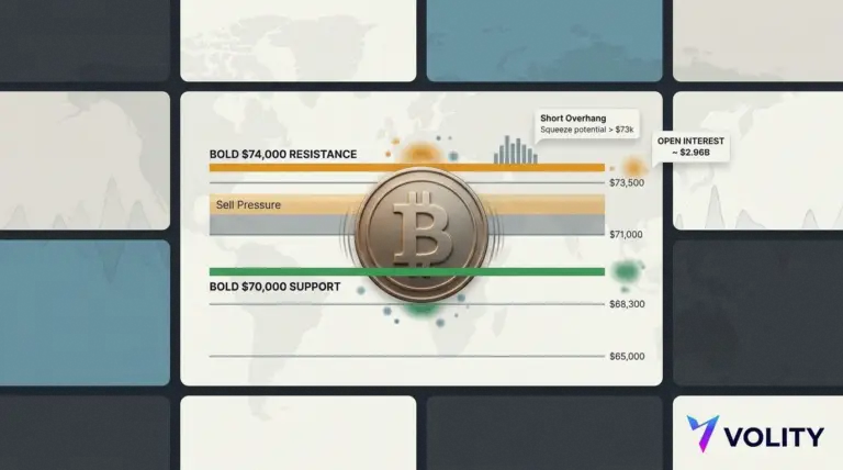 Bitcoin Price Today: BTC Eyes $74k Breakout or $70k Drop