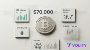 Bitcoin back above $70,000 as ETFs drive crypto rally