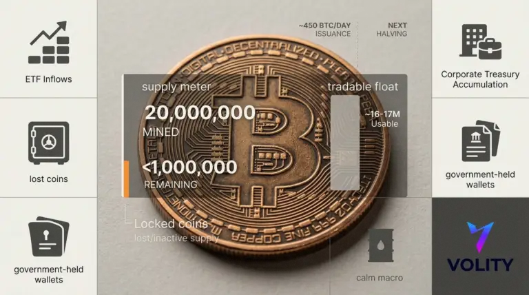 Bitcoin Scarcity: 20M Mined, ETFs Tighten Supply, Price?