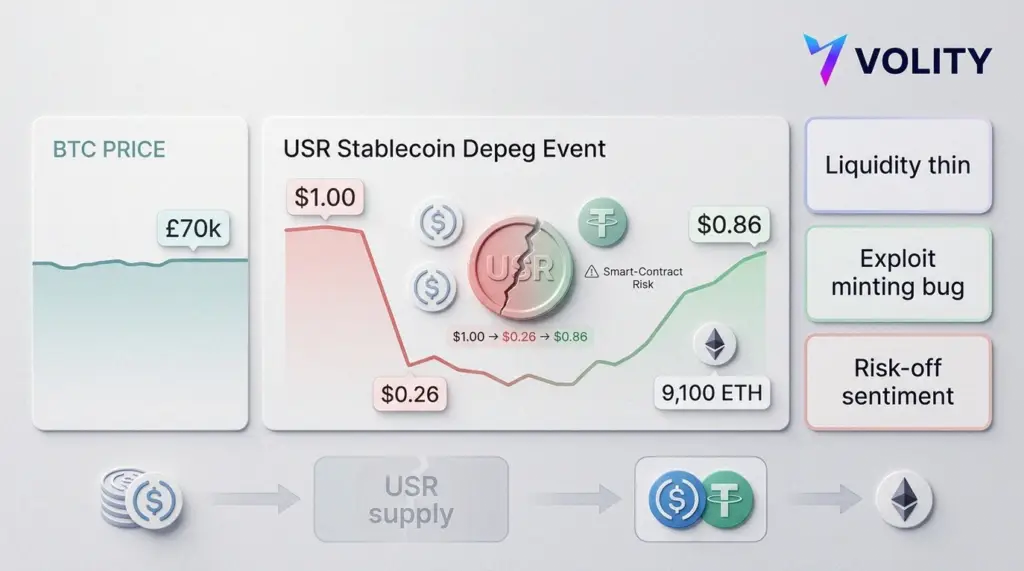 Resolv DeFi exploit hits crypto prices as Bitcoin holds £70k