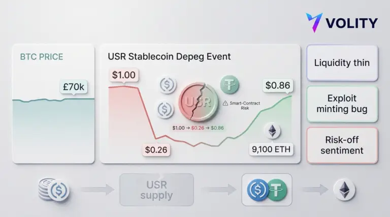Resolv DeFi exploit hits crypto prices as Bitcoin holds £70k