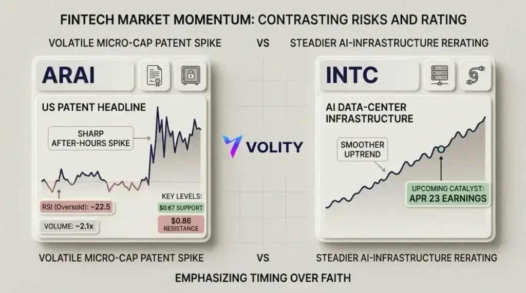 ARAI patent surge and Intel AI play: key levels to watch