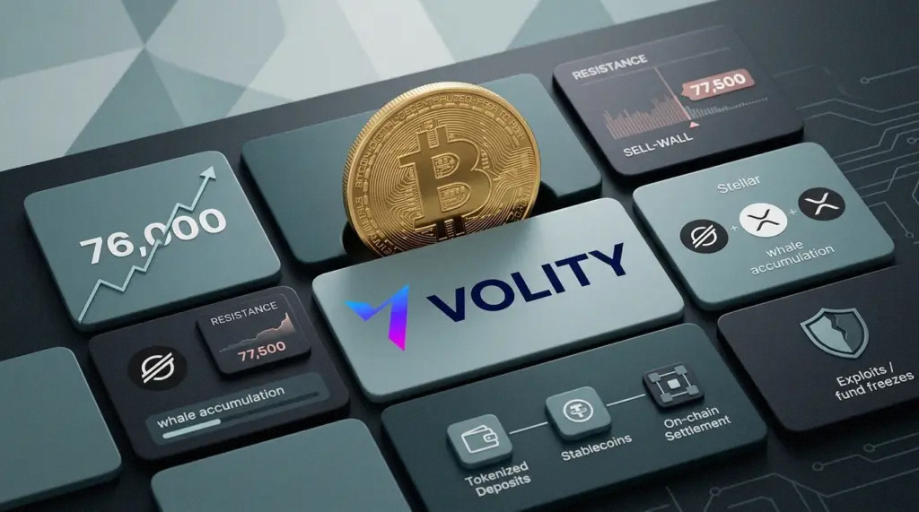 Bitcoin hits $76k as tokenisation surges, XRP whales buy