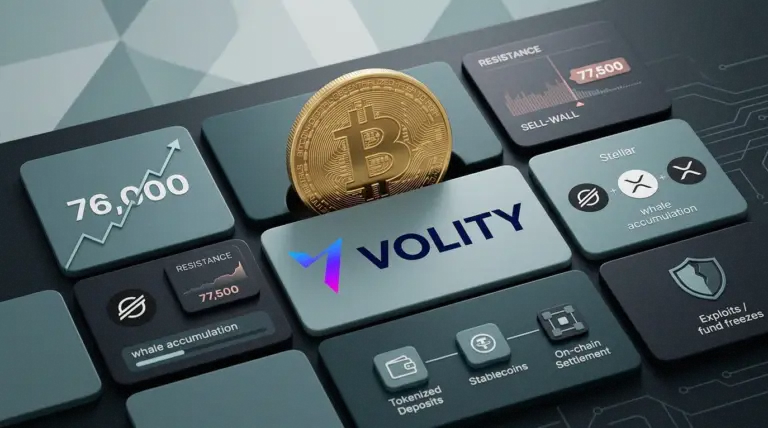 Bitcoin hits $76k as tokenisation surges, XRP whales buy
