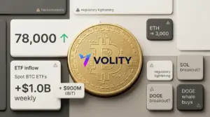 Bitcoin hits $78,000 as spot Bitcoin ETFs near $1bn inflows