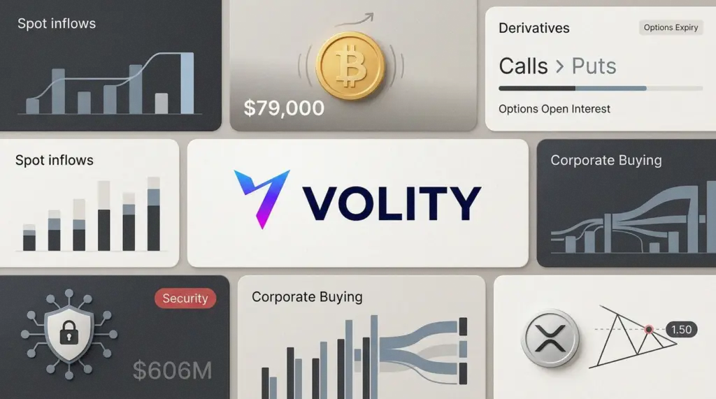 Bitcoin Price Near $79k as DeFi Loses $606m, XRP $1.50 Watch
