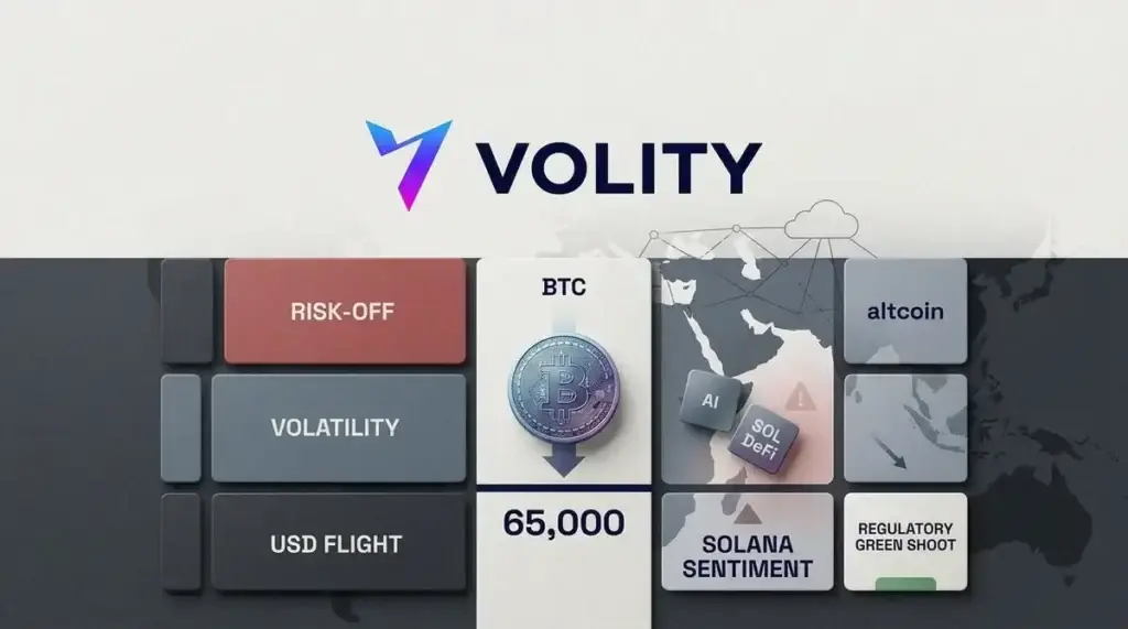 Bitcoin dips to $65k as Iran fears hit and Solana exploit shocks