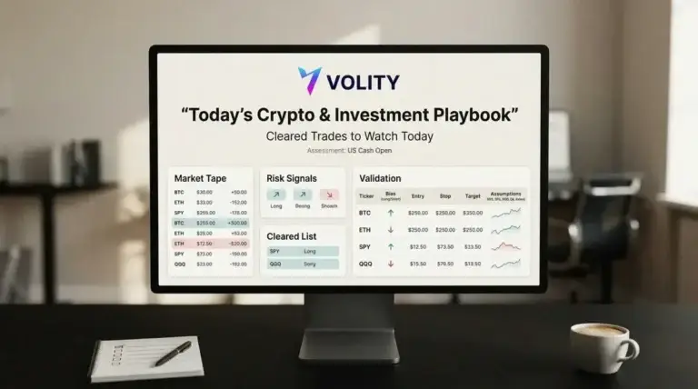 Today’s Crypto & Investment Playbook: Cleared Trades to Watch Today