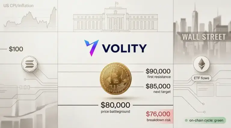 Bitcoin price chart hovering at $80,000 amid renewed Federal Reserve rate cut uncertainty and on-chain bullish signals