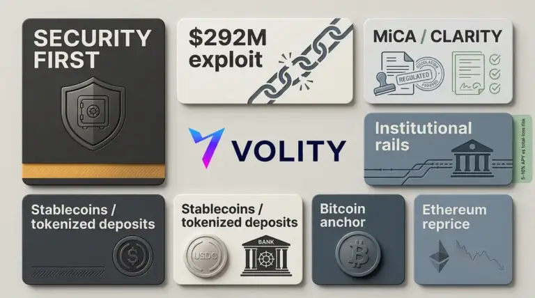 Crypto market today: cross-chain bridge hack alert, EU MiCA regulation flag and Solana ETF approval indicator on May 2026 dashboard