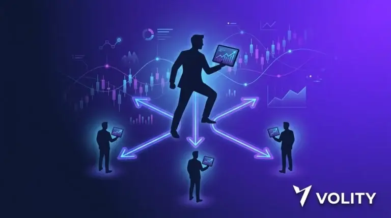 Crypto copy trading on Volity: mirror vetted trader portfolios with risk caps, allocation limits and stop-loss safety nets