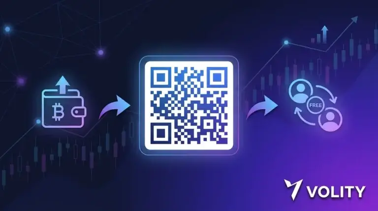Send crypto on Volity: external wallet withdrawal and instant Volity-to-Volity transfers for BTC, ETH, USDT, USDC across networks
