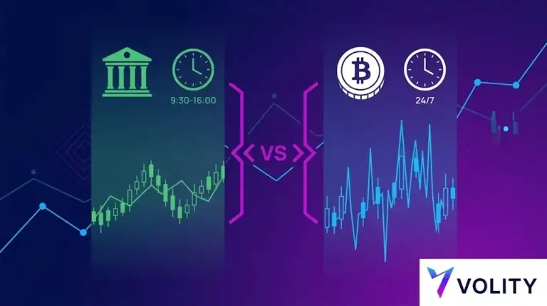 Day Trading Crypto vs Stocks: 5 Differences That Matter
