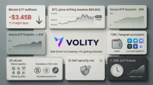 Bitcoin ETF Outflows Hit $3.45bn as Wall Street Shifts Crypto