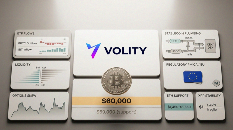 Bitcoin £60k Watch: MiCA Rules and Liquidity Hit Crypto