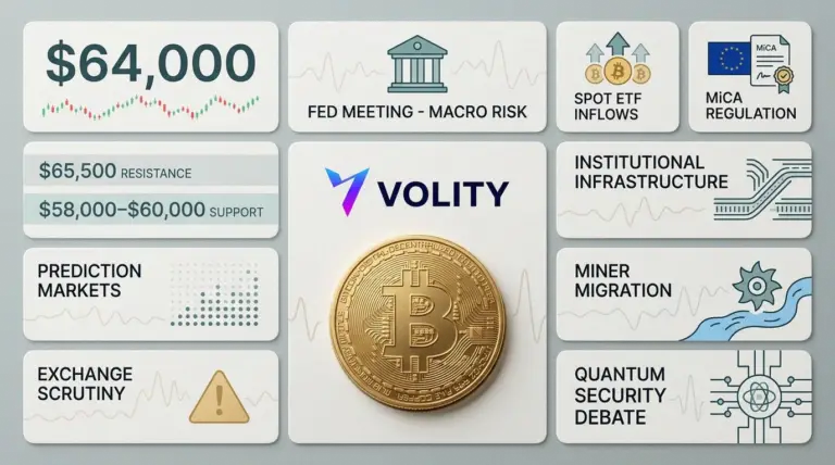 Bitcoin Price Today: Fed Risk, MiCA M&A, Miner Shift