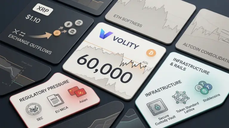 Bitcoin wobbles at $60k as XRP thins and SEC tightens rules
