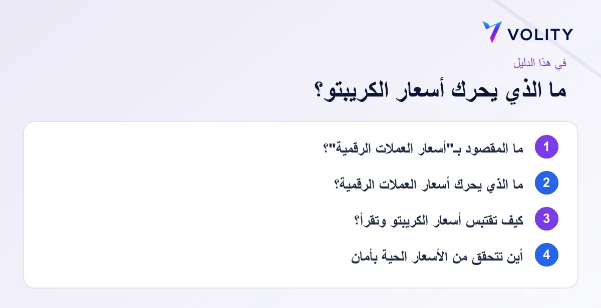 أهم النقاط: crypto prices guide
