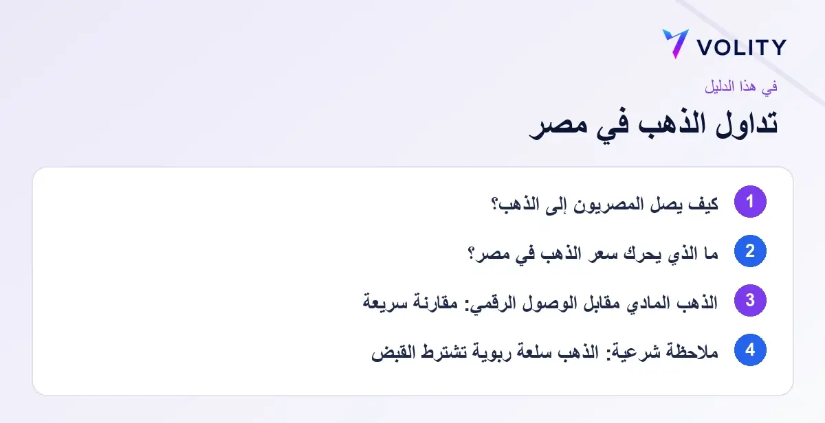 أهم النقاط: gold trading egypt