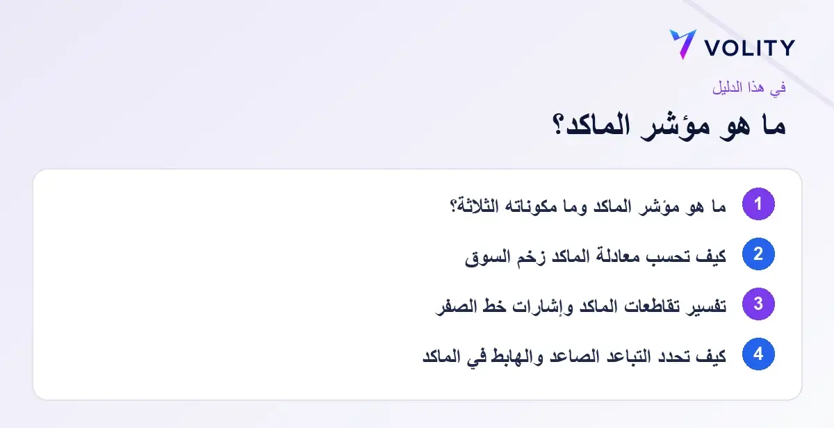 أهم النقاط: what is macd