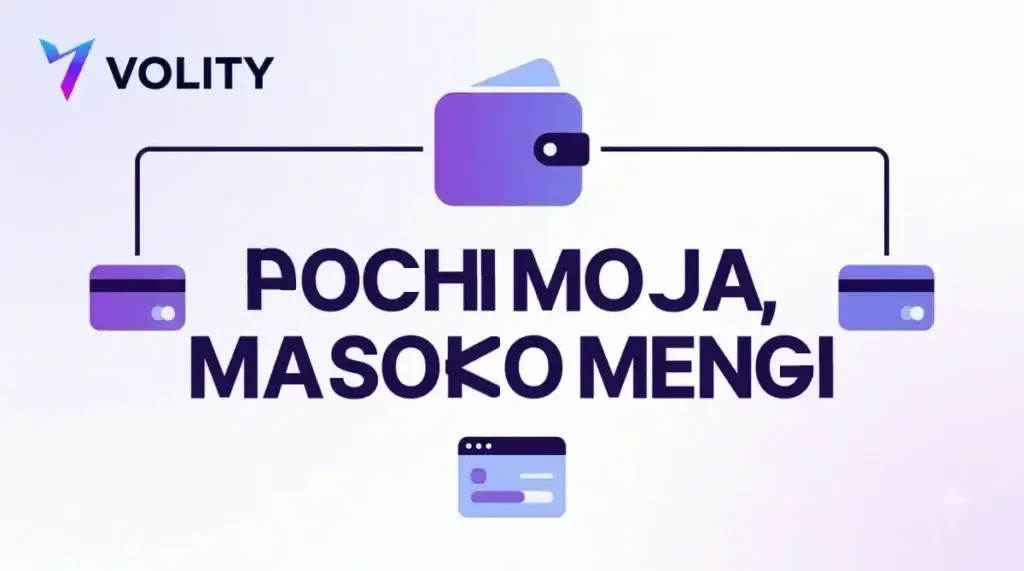 Pochi moja ya Volity ikifadhili majukwaa mawili ya nje ya biashara