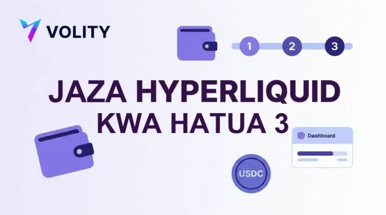 Jaza akaunti ya Hyperliquid kwa hatua tatu