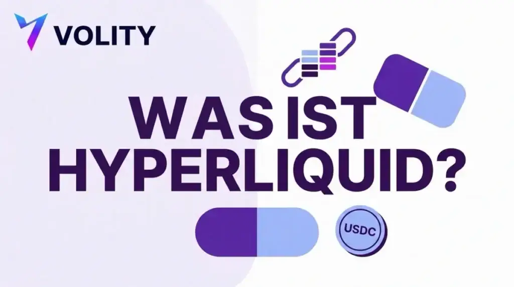 Titelkarte mit der Überschrift Was ist Hyperliquid und dem Volity-Logo