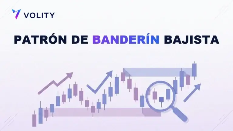 El patrón de banderín bajista explicado