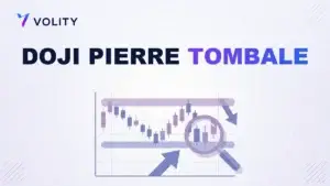 Doji pierre tombale : bougie de retournement baissier