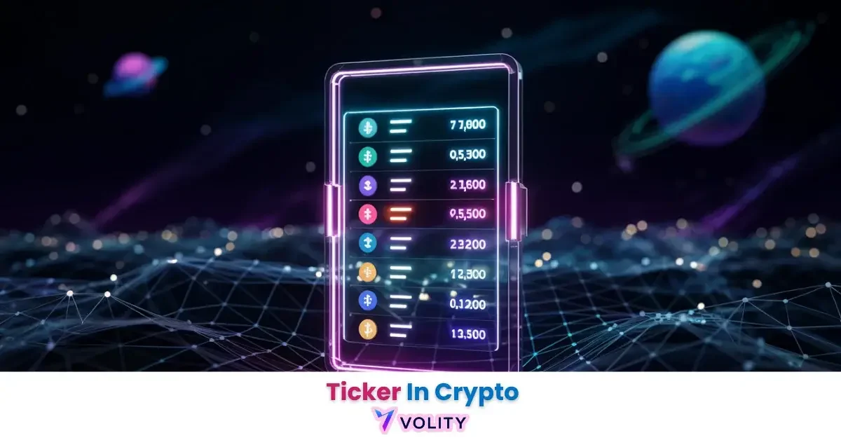Ticker In Crypto
